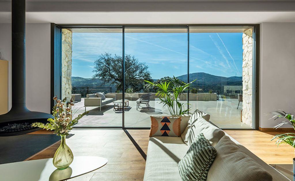 aluminium slimline sliding doors