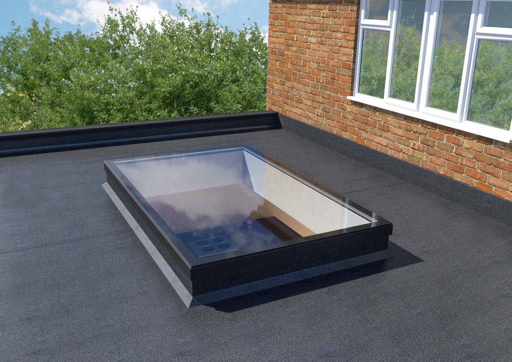 flat rooflight external view