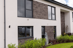 black tilt and turn windows