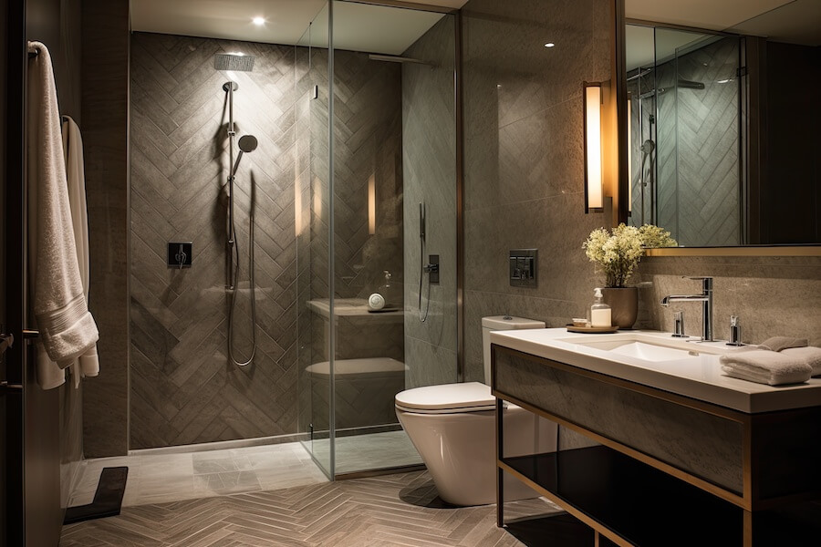 glass shower screen